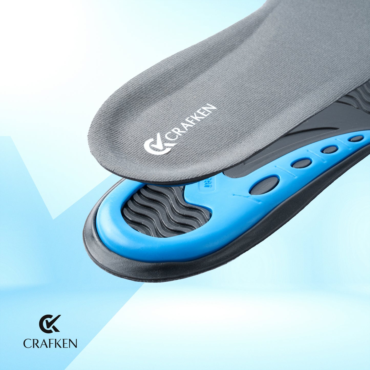 Dual Gel Insoles for Extra Cushioning in Shoes | Daily-use Shoe Inserts for Men Women.