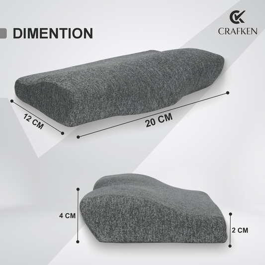 Cervical Pillow for Neck Pain Relief (Gray)