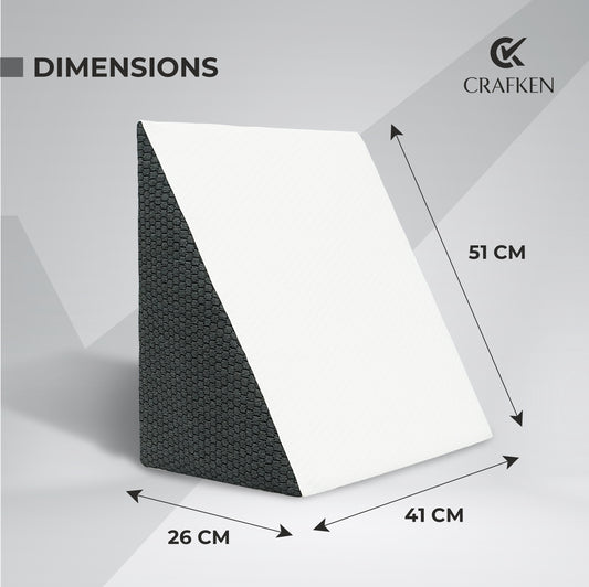 Memory Foam Wedge Pillow For Sleeping.