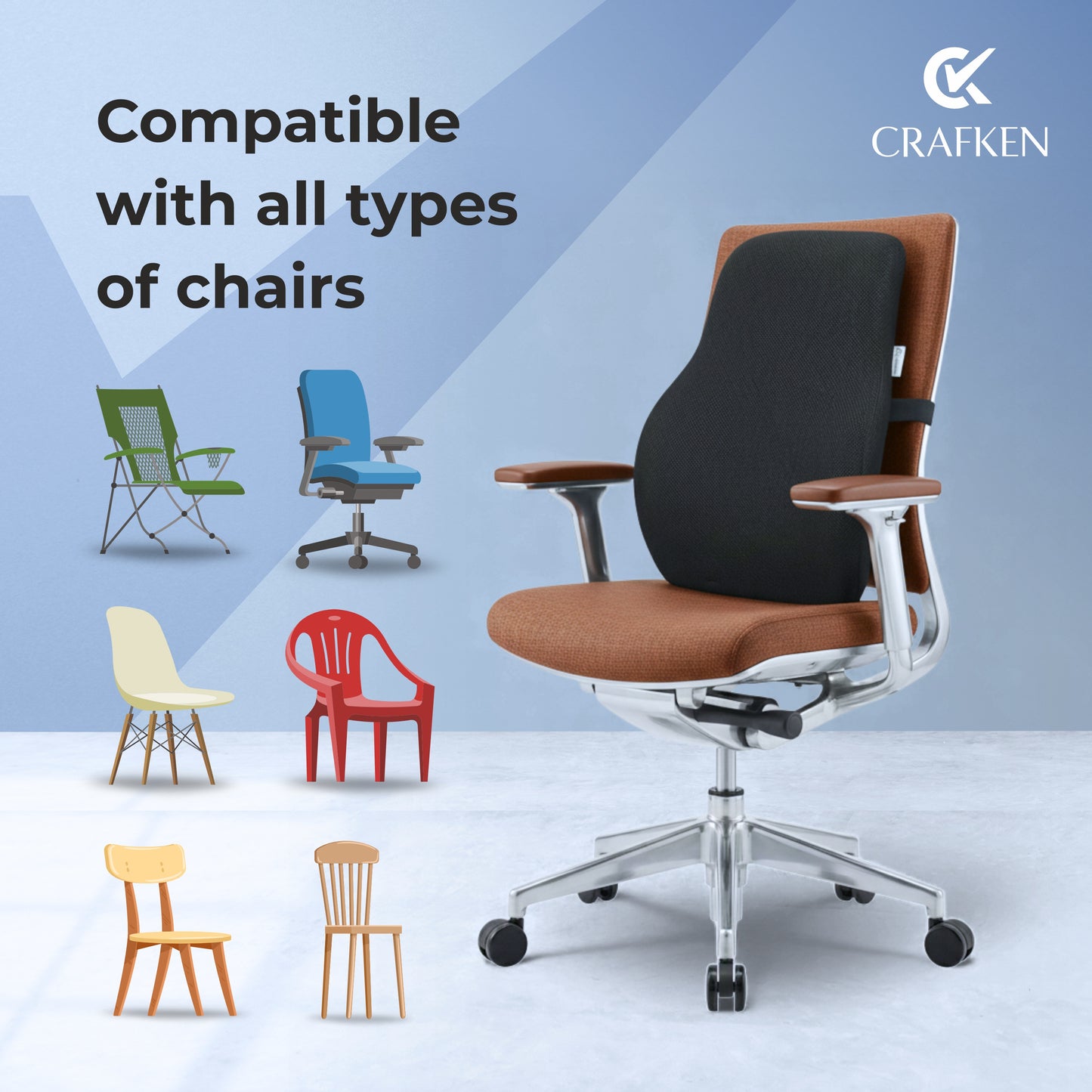 Back Support For Office Chair.