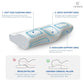 Cervical Pillow for Neck Pain Relief (White)