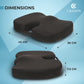 Seat Cushion & Backrest Combo Suitable For All Chair.