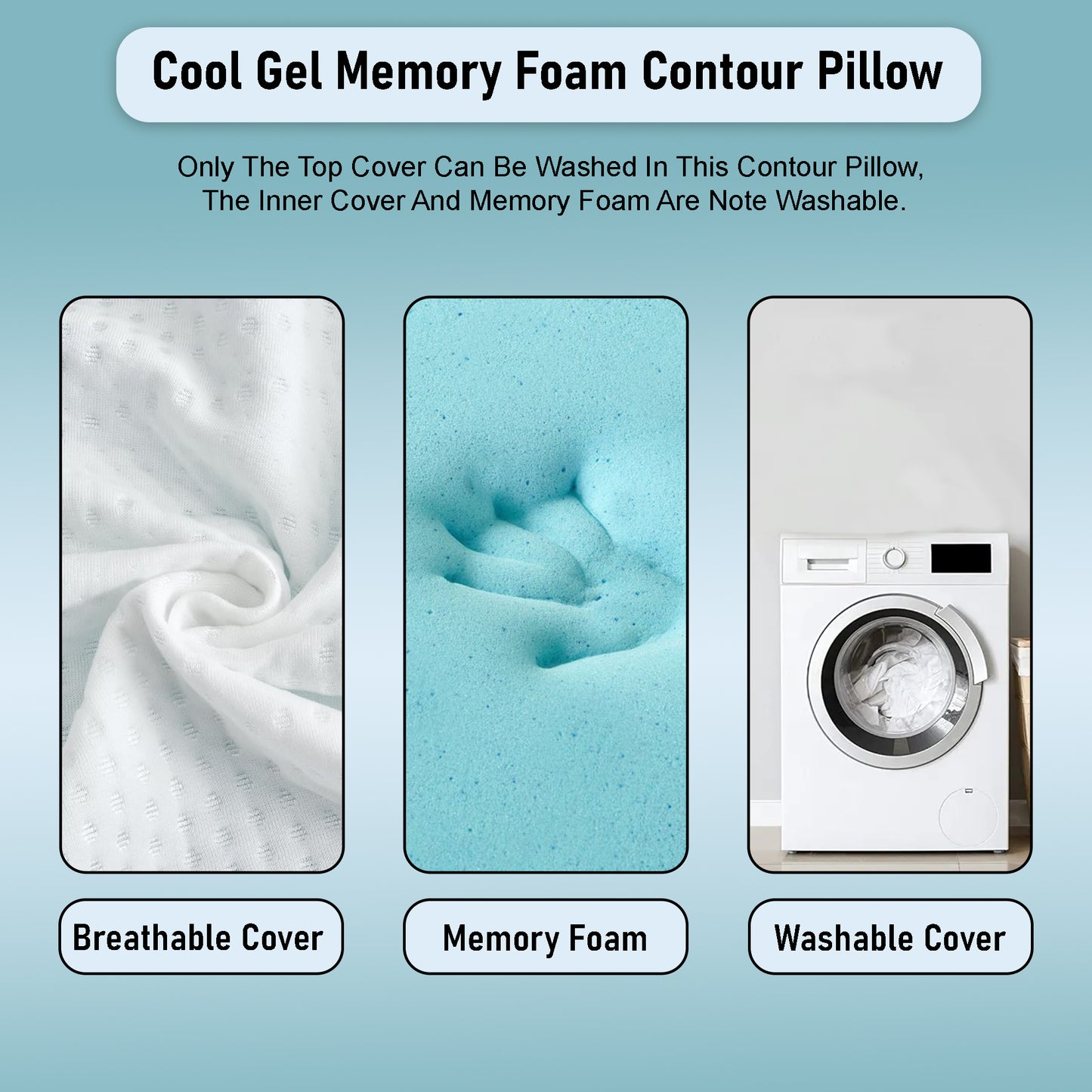 Contour Pillow for Neck Pain Relief