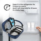 Breast Milk Storage Bag, 100% Silver Insulated Bag with 2 Ice Gel, This Storage Bag Keeps Food & Milk Fresh for 6 to 8 Hours