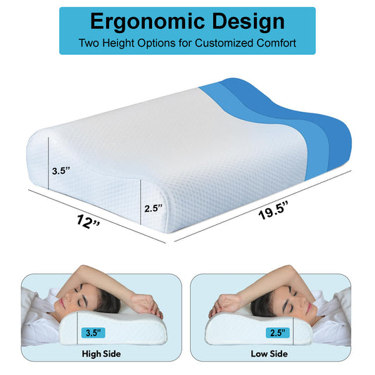 Contour Pillow for Neck Pain Relief