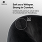 CRAFKEN Travel Neck Pillow | 360° Memory Foam Neck Support Pillow for Travel.