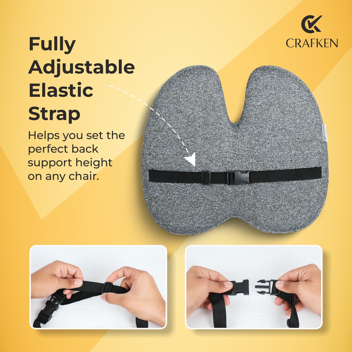 Ultimate Pro Back Support Cushion for Chair