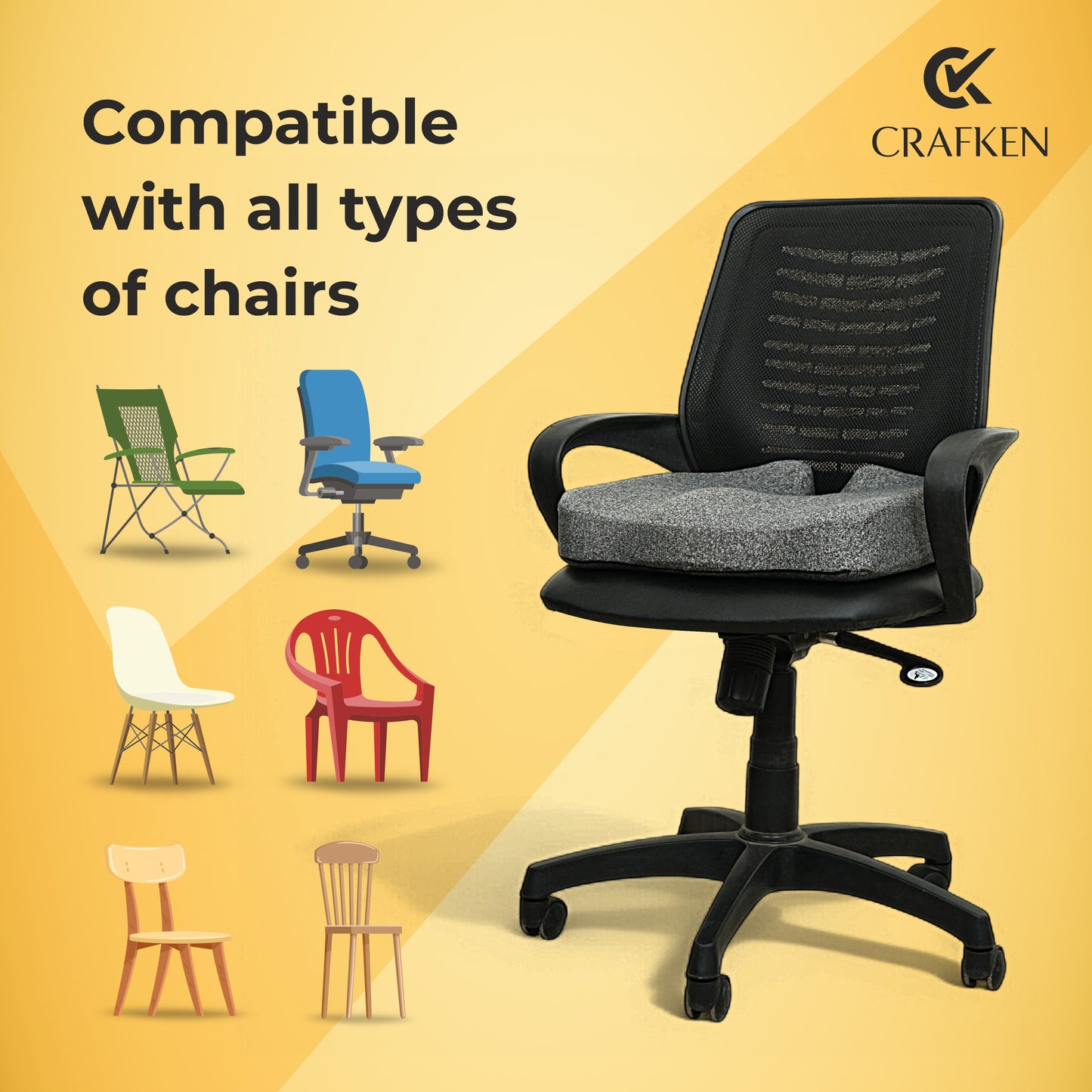Ultimate Pro Seat Cushion for Chair