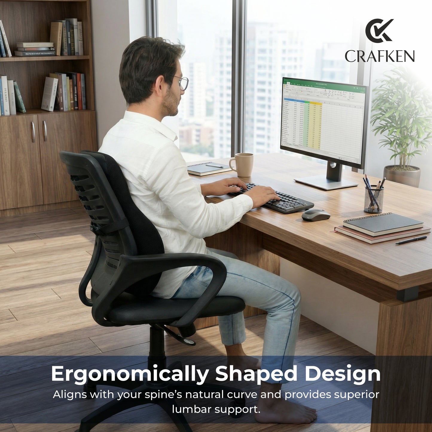 Back Support For Office Chair.