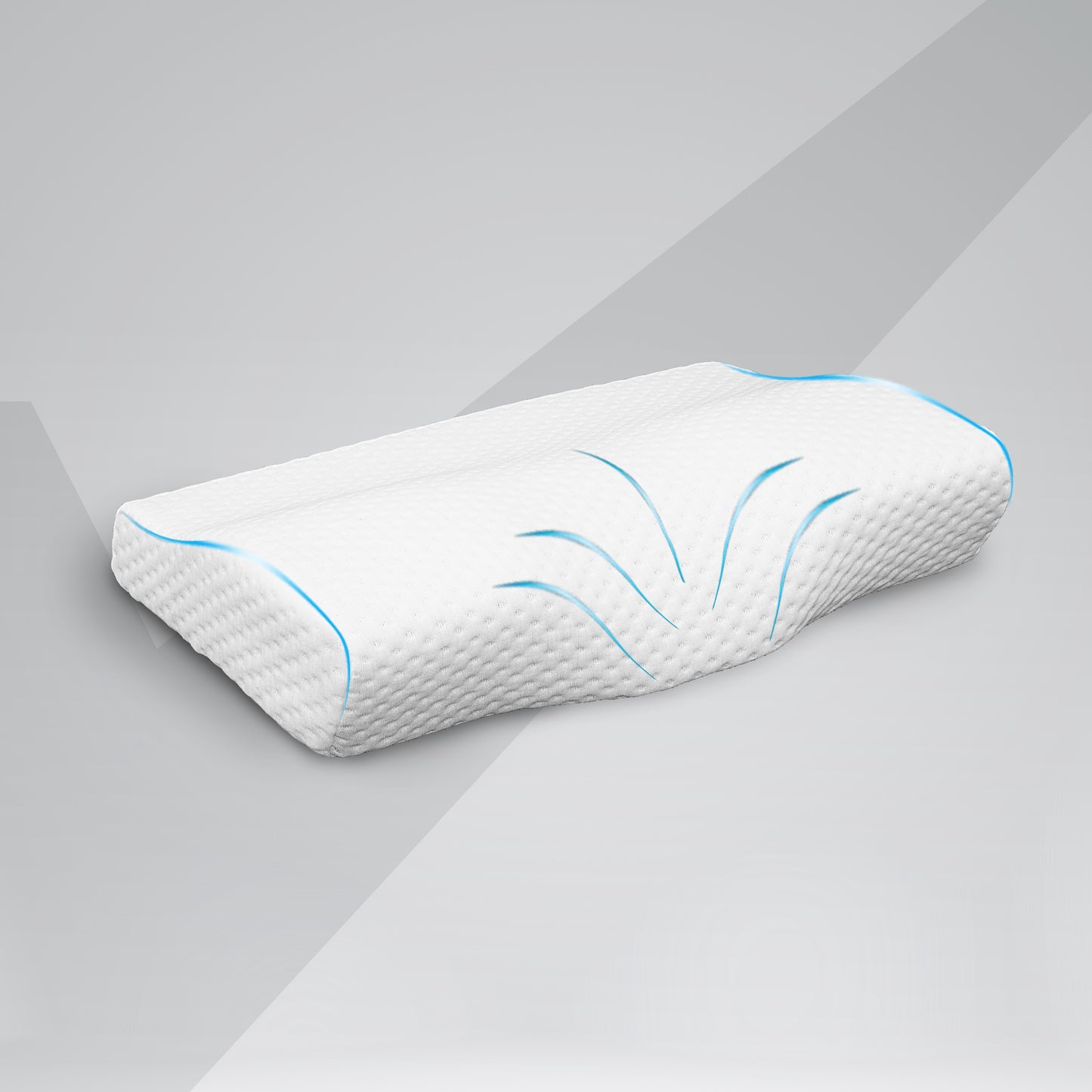 Cervical Pillow for Neck Pain Relief (Gray)